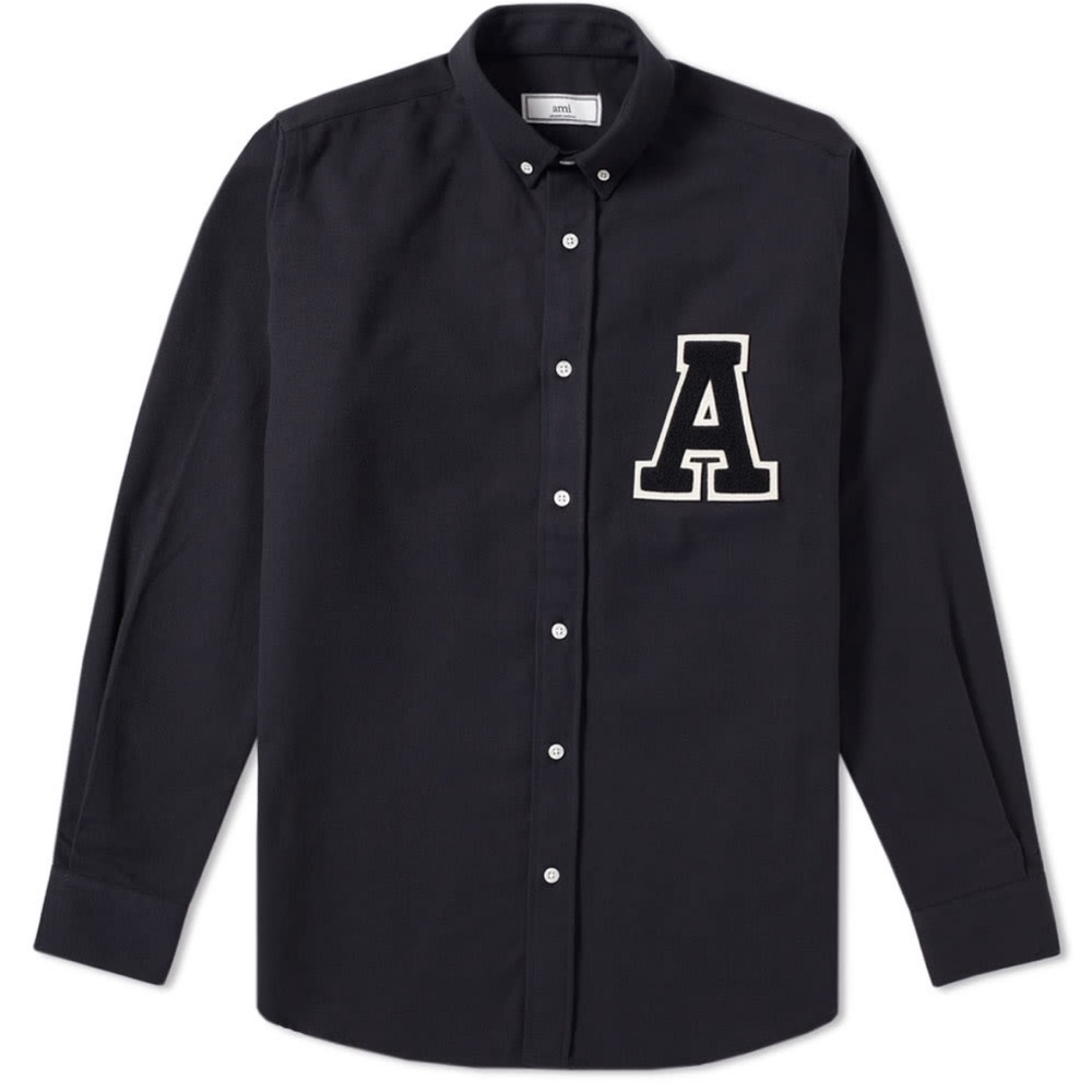 Ami Alexandre Mattiussi Black Button Down Shirt